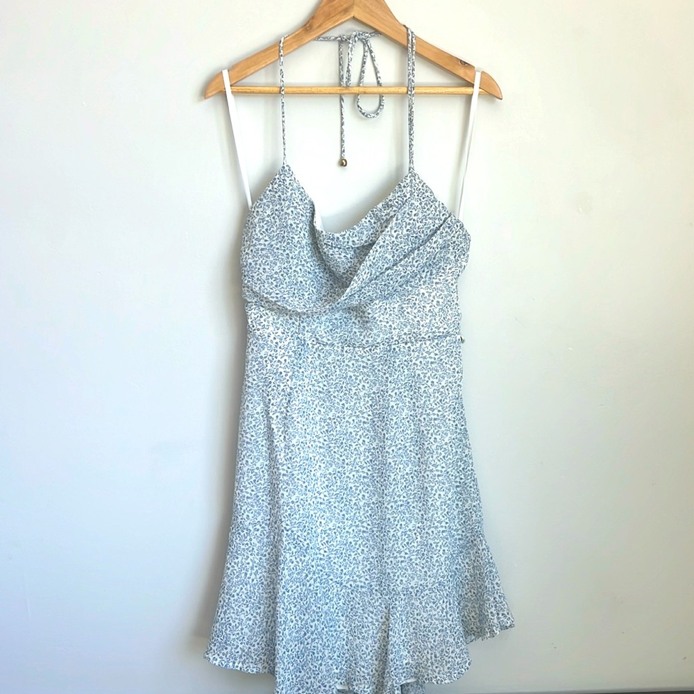 Baby Blue Flower Dress 🦋